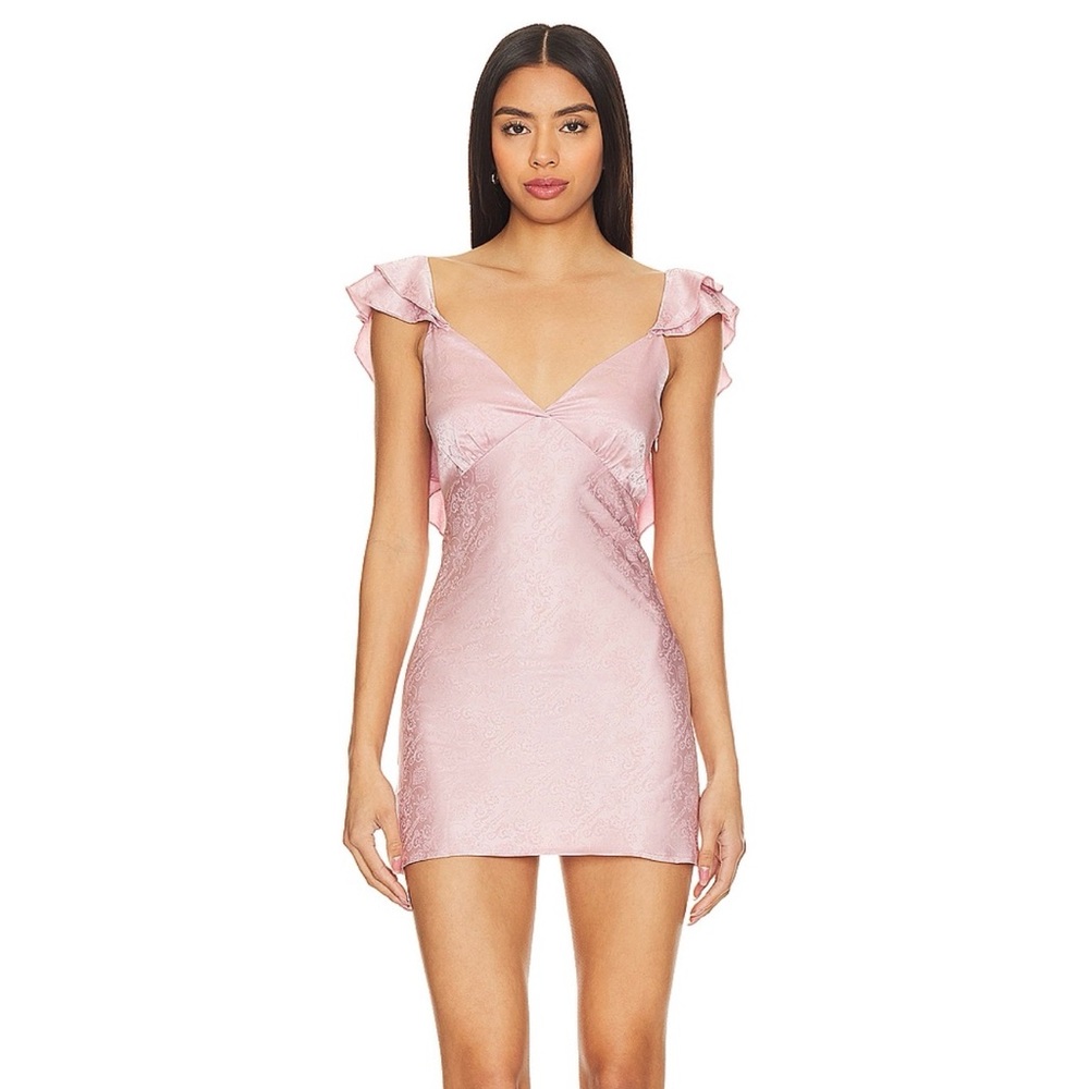 Chic Pink Sleeveless Dress More to Come Revolve Minidress NWOT